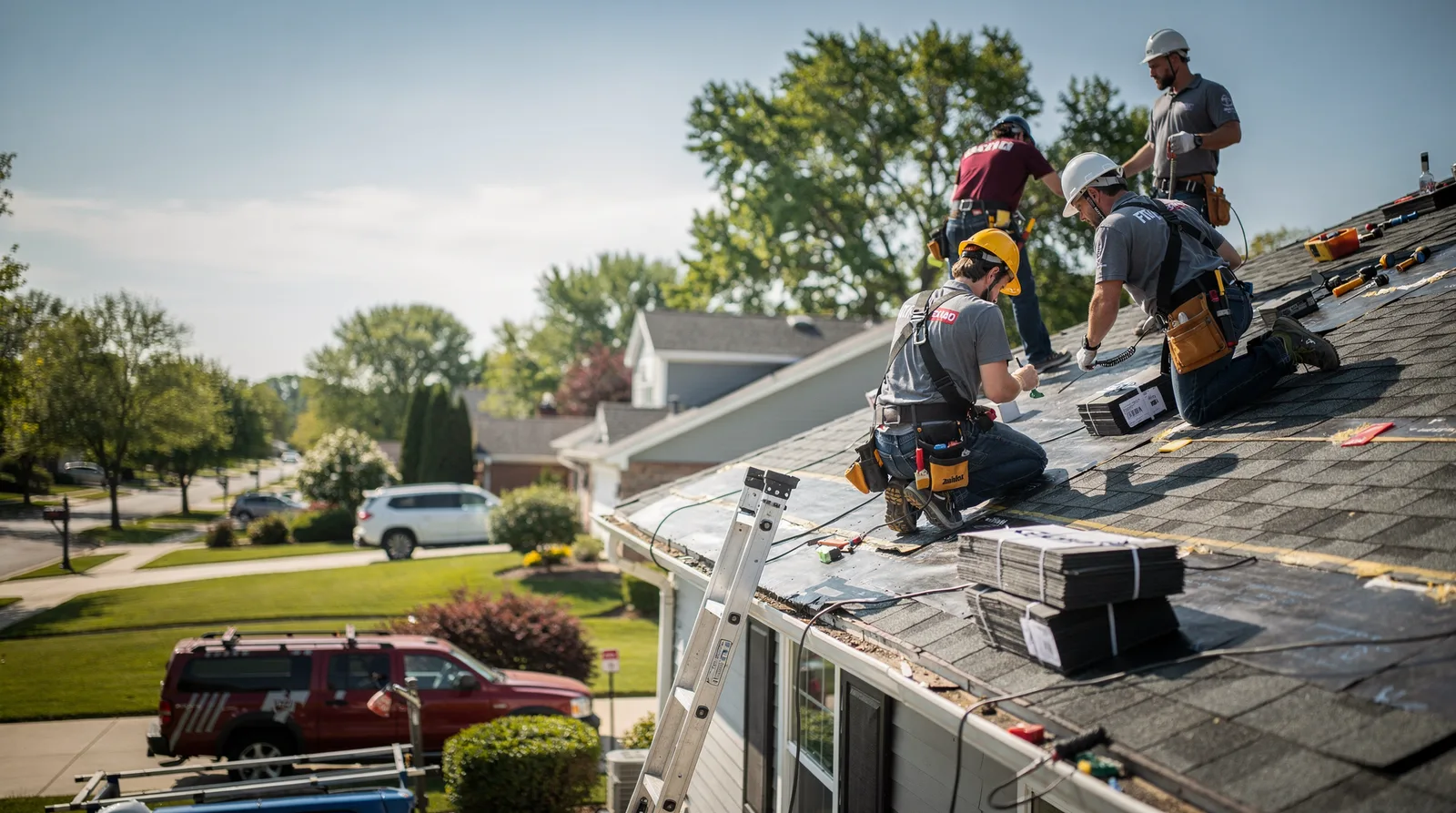 Roof Repair in Ashley, IL around you